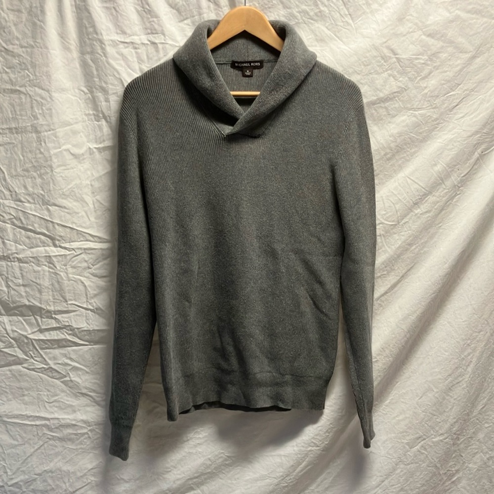 Michael Kors Gray Turtleneck Sweater